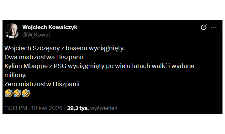 Wojciech Kowalczyk PODSUMOWAŁ ''rywalizację'' Barcelony z Realem xD